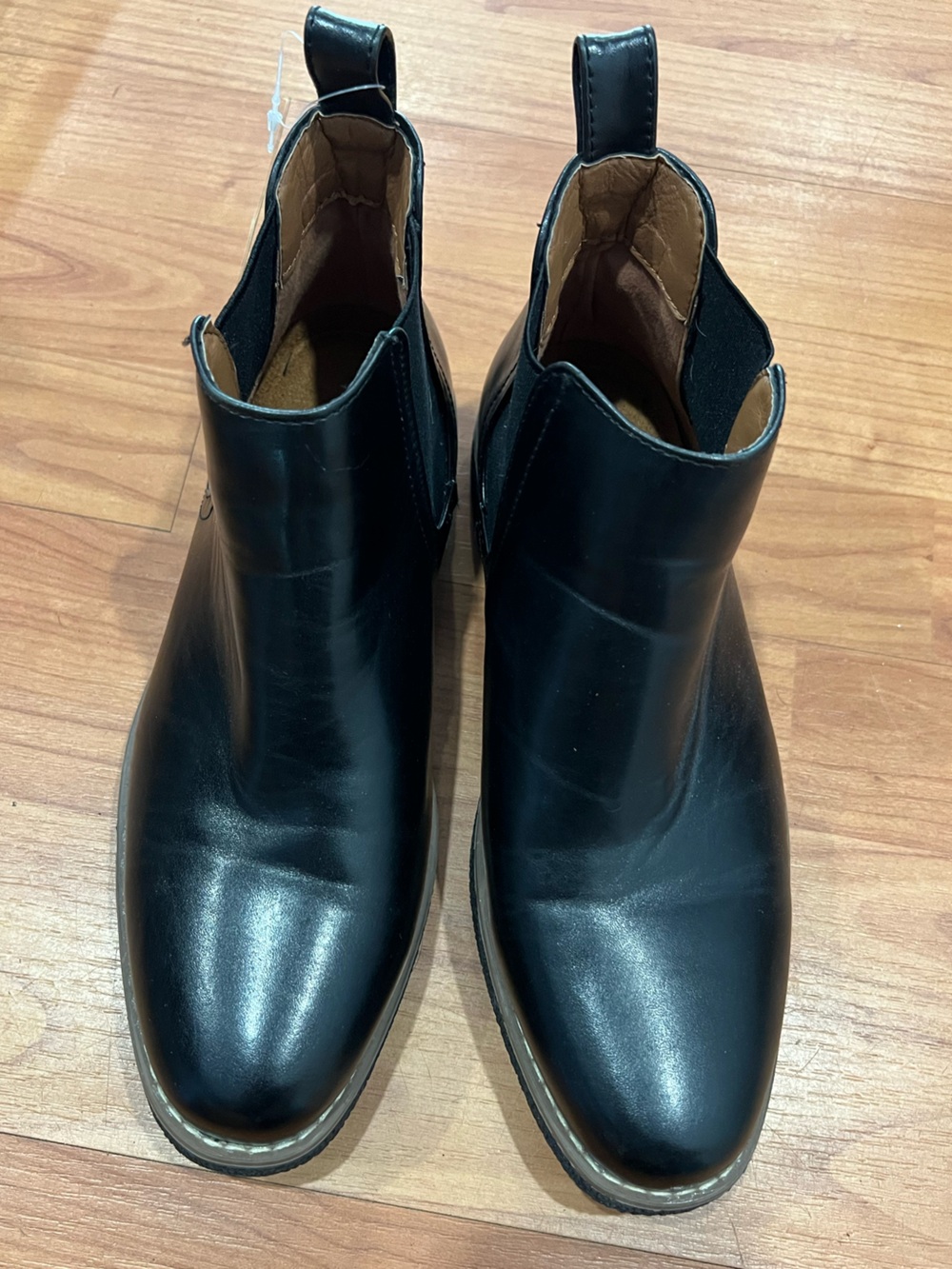 Deer Stags Black Leather Chukka Boots for Men